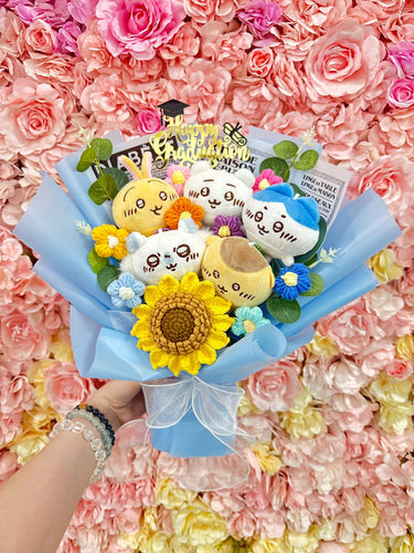 🌸🎀 2024年最熱門!吉伊卡哇 Chiikawa 花束大集合 🎀🌸 兔子烏薩奇+小八貓+吉伊卡哇+飛鼠+栗子饅頭 5隻角色一家親花束 | Luckyone Florist 人氣花店全新推出 ! | 畢業花束 情人節花束 生日花束 #畢業花束 #畢業禮物 #2024畢業花束 #2024畢業生 #觀塘花店 #花束現貨 #送人禮物 #生日禮物