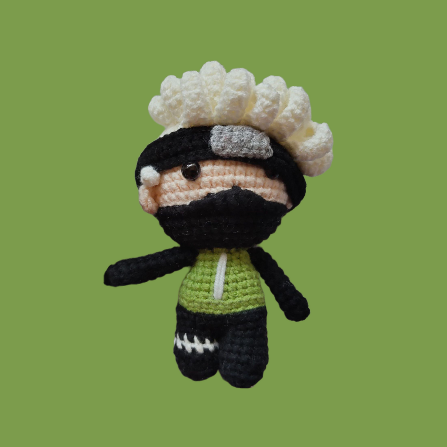 火影忍者|卡卡西|手工針織公仔|2024人氣動漫卡通角色IP款|鎖匙扣掛件|畢業花束|畢業禮物|畢業公仔|針織花束 編織花束 鈎織花束|人手製作|網上花店|觀塘花店
