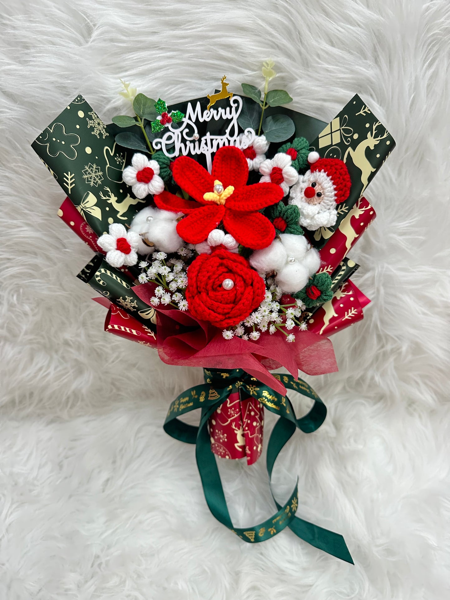 2024聖誕花束|聖誕禮物|聖誕節禮物|聖誕節花束|聖誕裝飾|聖誕樹裝飾品|交換禮物|針織花束 乾花花束|即日送花|網上花店|觀塘花店|香港花店