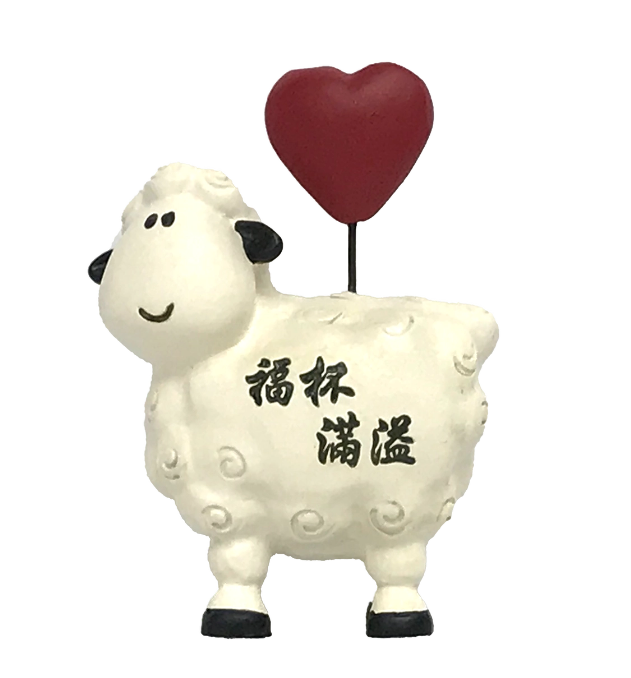 樹脂心心小羊擺設|6款祝福語|教會系列 基督教洗禮 浸禮 浸洗禮物|福音會|浸禮花束|浸禮禮物|生活家居品味|家居小擺設|企業禮品訂製|學校團體小禮物|公司紀念品|廣告贈品|禮品訂製|網上訂花|觀塘花店