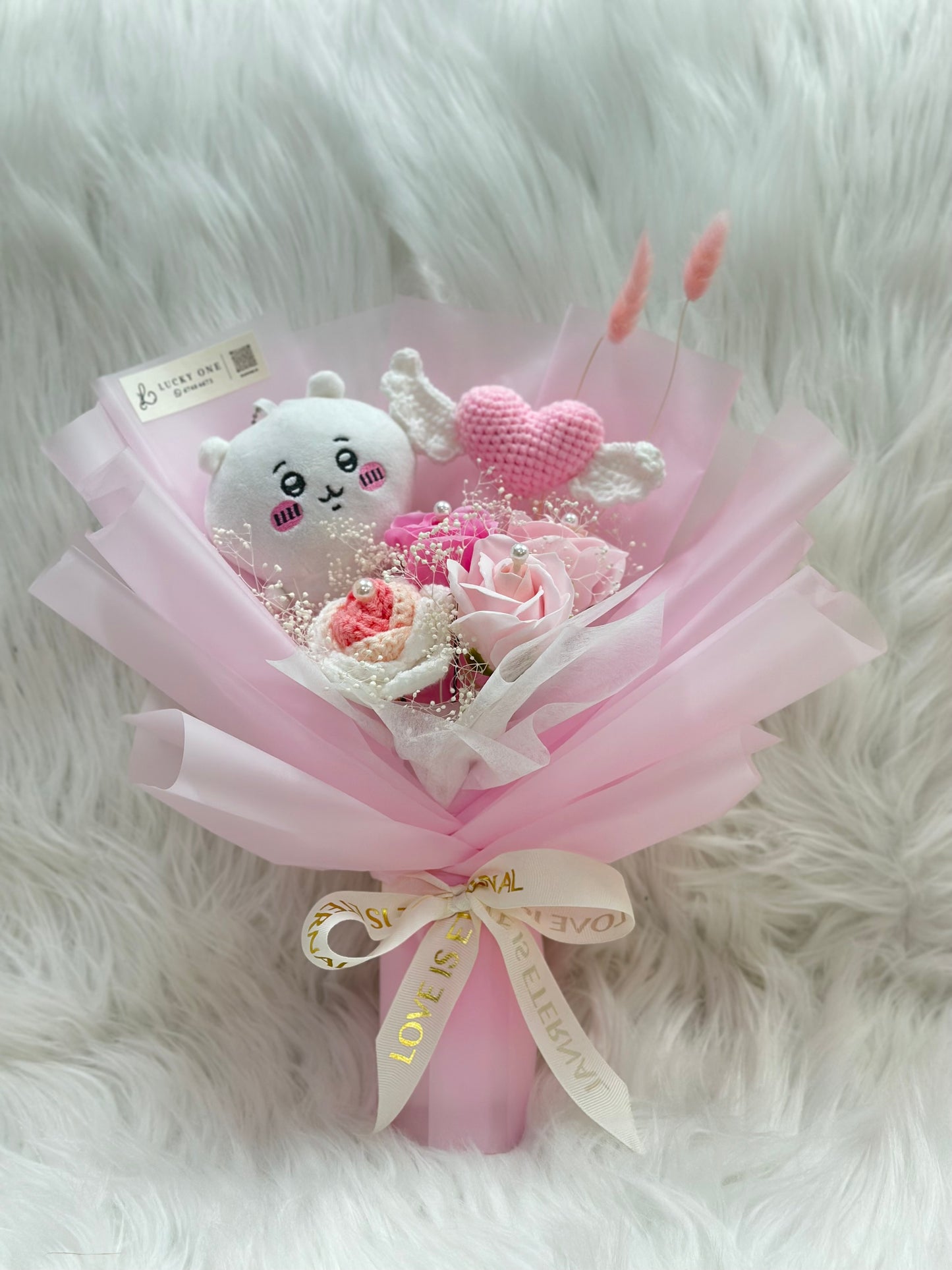 2025 情人節花束💖Chiikawa (吉伊卡哇)|小可愛公仔花|畢業花束|香皂花 乾花 永生花|網上訂花|情人節禮物|生日花束|週年紀念日花束|情人節花束|感謝Farewell花束|即日送花|香港花店|觀塘花店