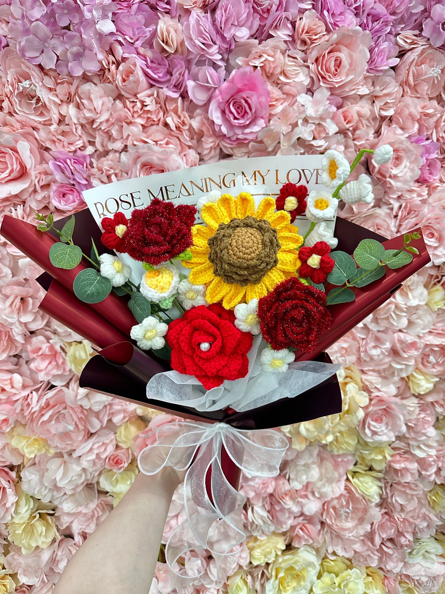 客製化花束| 訂製花束 $298起🔥|客製禮物|創意花束|太陽花|紅玫瑰|針織花束 編織花束 鈎織花束|生日花束|畢業花束|畢業禮物|週年紀念日花束|情人節花束|創意禮品|網上訂花|創意花藝|人手製作|觀塘花店|香港花店