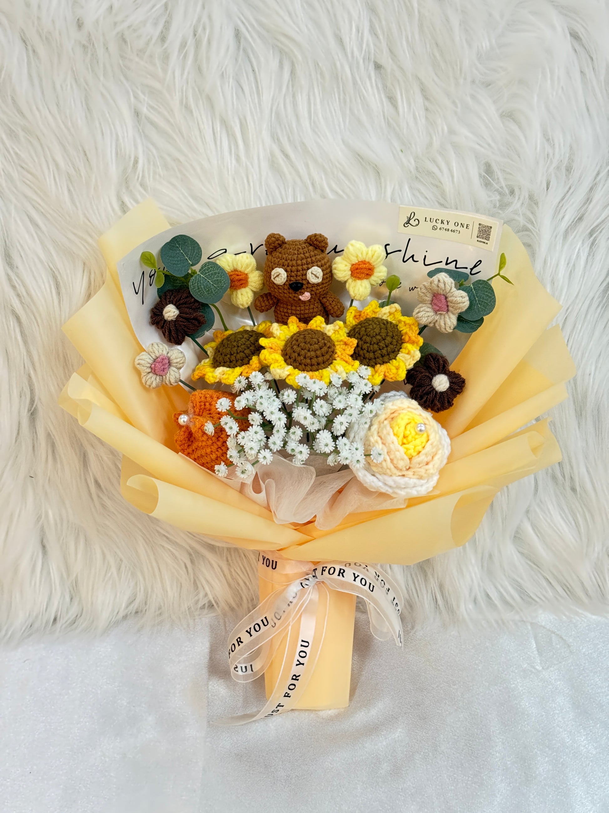 Tim bear @Minions《迷你乒團》｜小黃人Bob 公仔花束｜客製禮物$298起｜生日花束｜畢業花束｜卡通花束｜公仔花束｜生日禮物｜週年紀念日花束｜情人節花束｜創意禮品｜網上訂花｜人手製作｜觀塘花店｜香港花店
