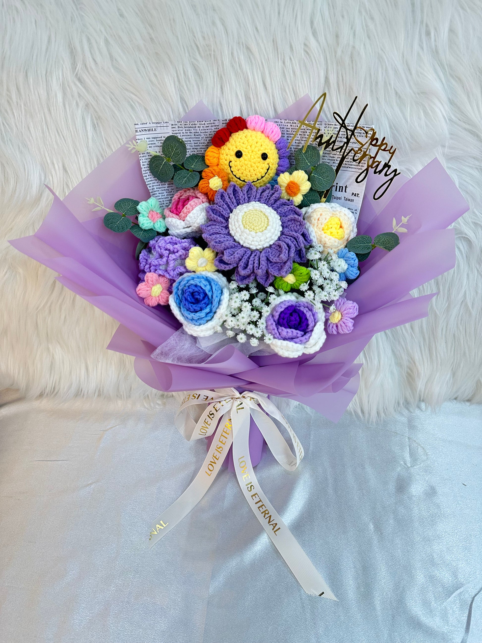 快樂多巴胺花束｜Farewell 花束｜情人節花束｜感謝花束｜畢業花束｜畢業花｜週年紀念日花束｜情人節禮物｜公仔花束｜即日送花｜平價花店｜網上花店推介｜網上訂花｜香港花店｜觀塘花店