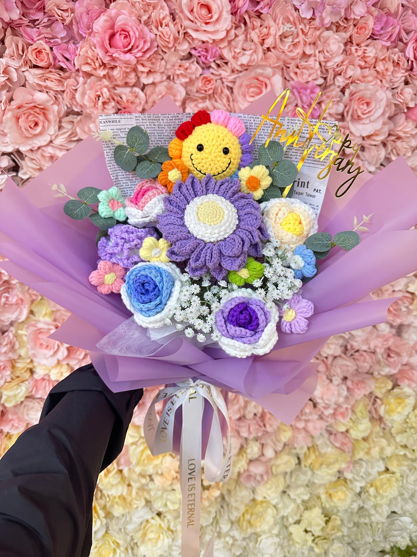 快樂多巴胺花束｜Farewell 花束｜情人節花束｜感謝花束｜畢業花束｜畢業花｜週年紀念日花束｜情人節禮物｜公仔花束｜即日送花｜平價花店｜網上花店推介｜網上訂花｜香港花店｜觀塘花店