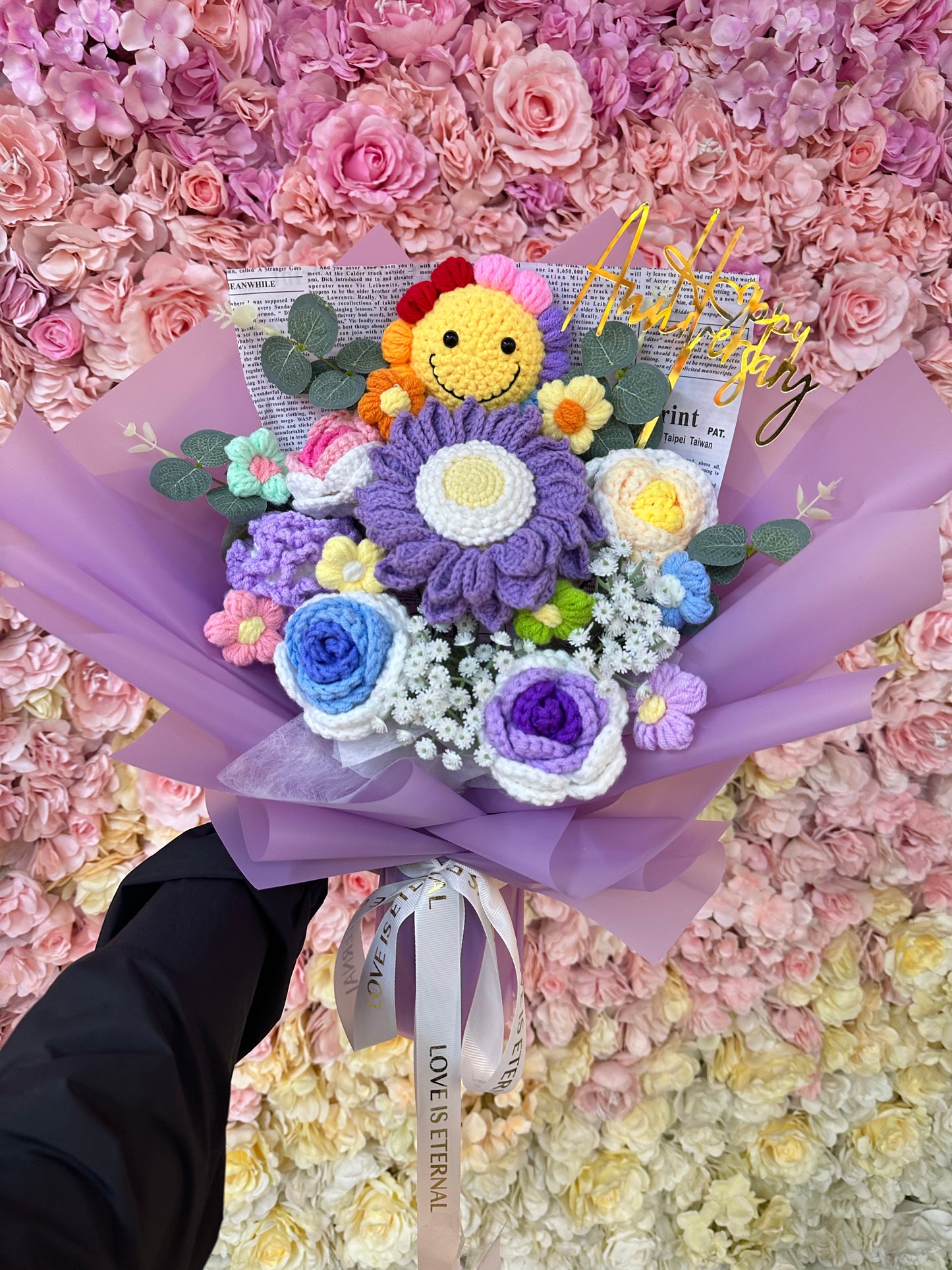 快樂多巴胺花束｜Farewell 花束｜情人節花束｜感謝花束｜畢業花束｜畢業花｜週年紀念日花束｜情人節禮物｜公仔花束｜即日送花｜平價花店｜網上花店推介｜網上訂花｜香港花店｜觀塘花店