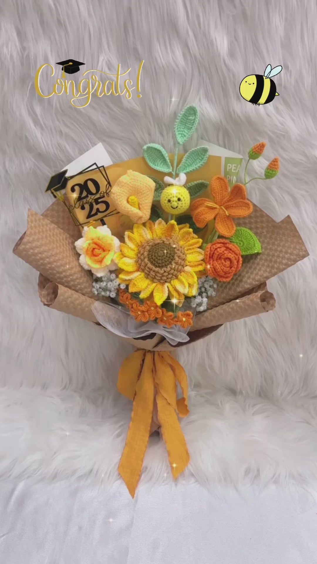 蜜蜂仔｜向日葵｜畢業花束｜畢業花｜畢業禮物｜Farewell 花束｜情人節花束｜感謝花束｜升職花束｜生日花束｜週年紀念日花束｜情人節禮物｜公仔花束｜即日送花｜平價花店｜網上花店推介｜網上訂花｜香港花店｜觀塘花店